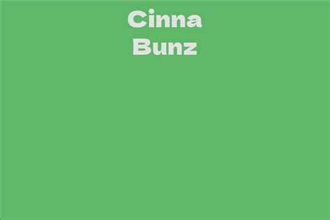 Cinna Bunz's Net Worth: How Much is She Really Worth?