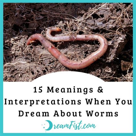 Common Dreams of Worms Emerging and Their Possible Interpretations