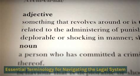 Comprehending Legal Procedures and Terminology: A Key to Navigating the Judicial System