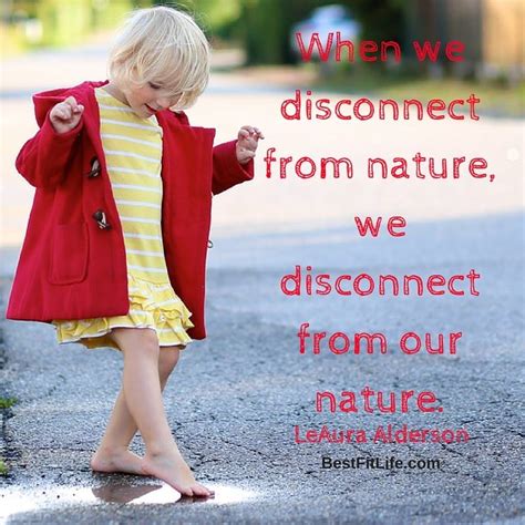 Connect with Nature and Disconnect from the World