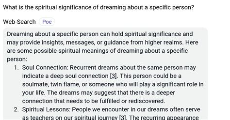 Continuously Dreaming of a Certain Person: Understanding the Significance