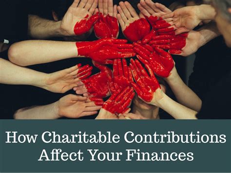 Contributions to Charity and Financial Status