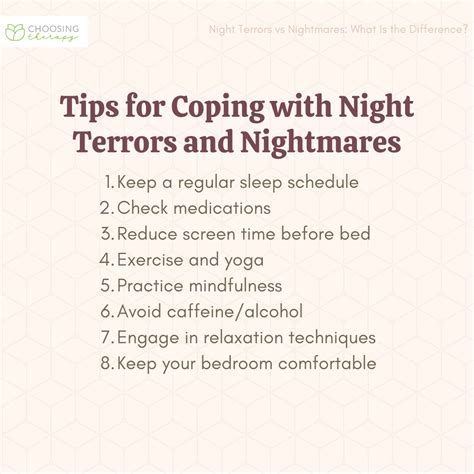 Coping Strategies for Managing Disturbing Dream Symbolism