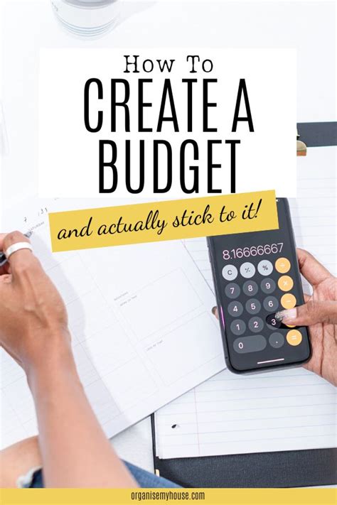 Creating a Budget and Sticking to It