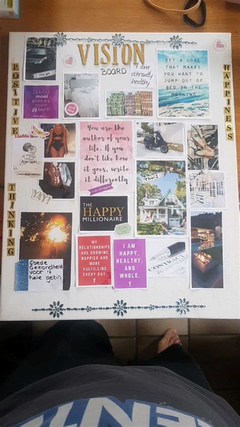 Creating a Vision Board for Materializing Your Aspirations