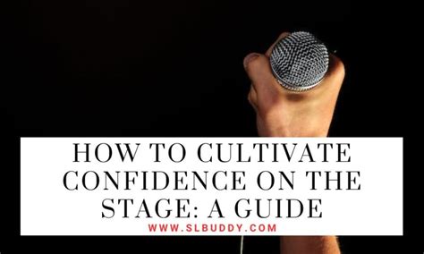 Cultivate Confidence: Owning the Stage