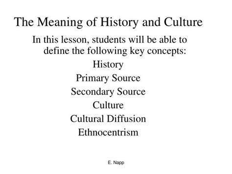 Cultural and Historical Meanings