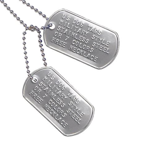 Customization: Personalizing Military Identification Tags