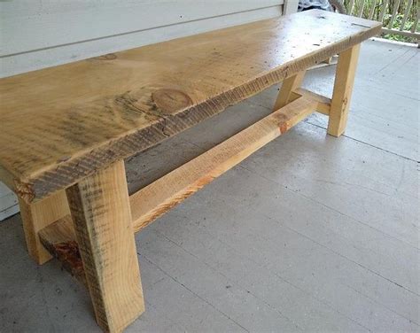 Customize Your Space with a Handcrafted Wooden Bench