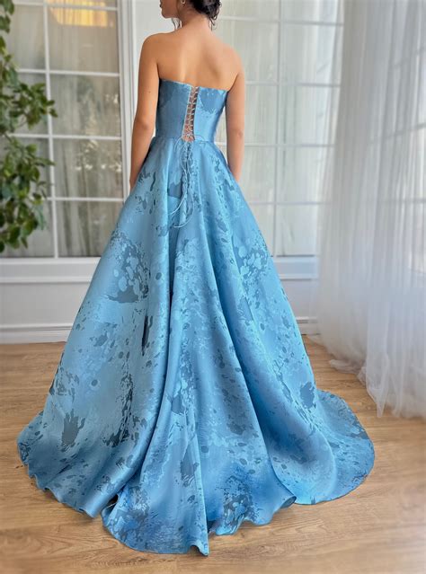 Dare to Shine: Embrace the Splendor of a Breathtaking Azure Gown