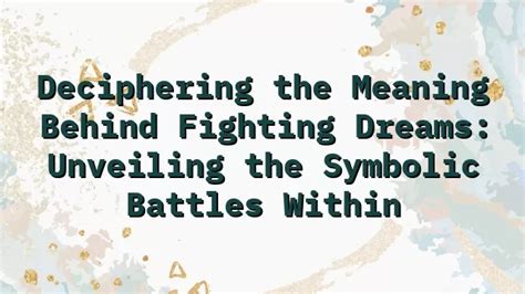 Deciphering the Significance: Unveiling the Signification Behind Blood-related Dreams