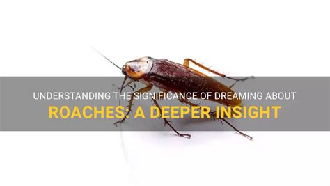 Deciphering the Significance of Roaches in the Realm of Dream Analysis