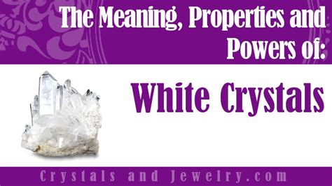 Deciphering the Symbolic Meanings of White Crystals in Dreams