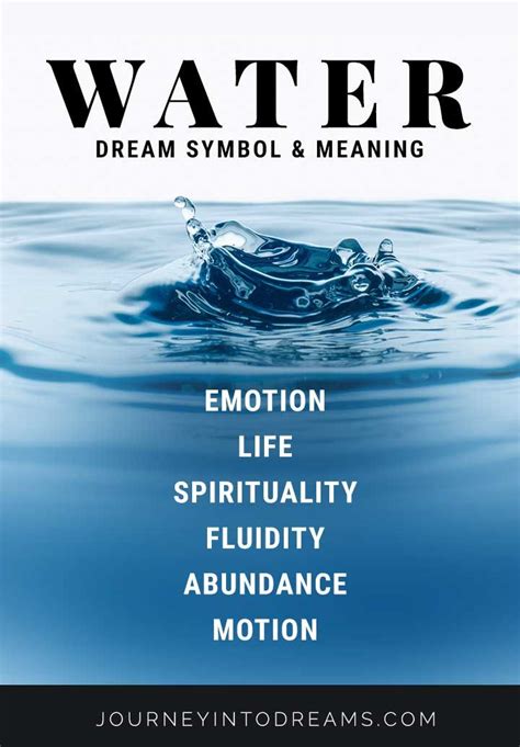 Decoding the Dream: Unraveling the Symbolism of Water