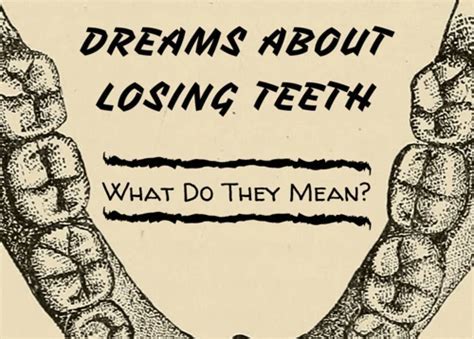 Decoding the Psychological Significance of Tooth Loss in Dreams