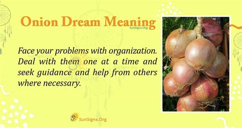 Decoding the Symbolic Language of Onions in Dream Analysis