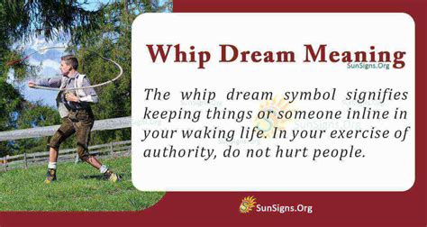 Decoding the Symbolism Behind Whippings in Dreams