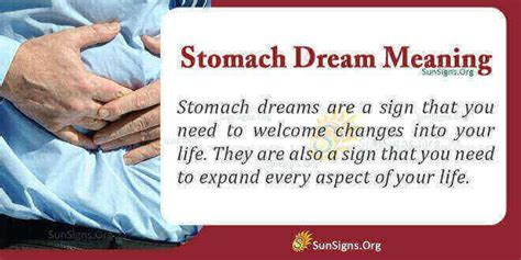 Decoding the Symbolism of the Stomach in Dreams