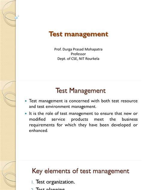 Designing and Organizing Test Cases