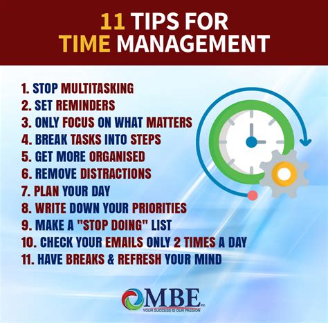 Develop Effective Time Management and Productivity Habits