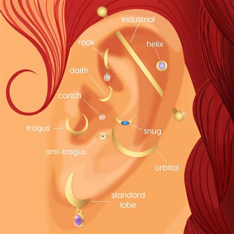 Different Types of Piercings: From Daring to Subtle