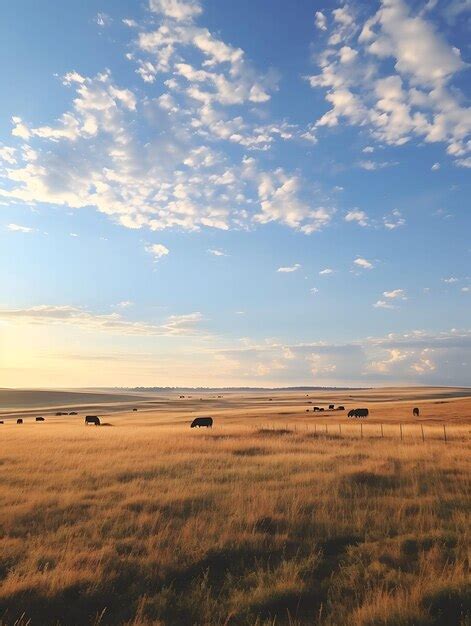 Discover the Peaceful Atmosphere and Calmness of Golden Prairie Landscapes