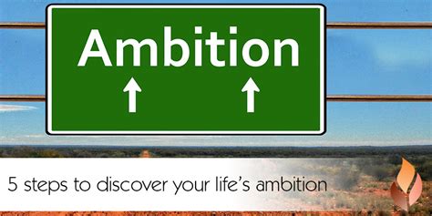 Discovering Your Ambitions and Desires