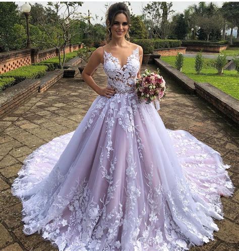 Discovering the Enchanting World of Lavender Bridal Gowns