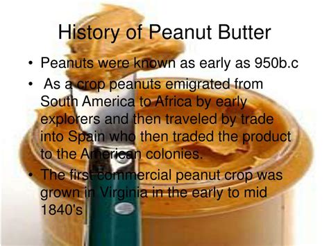 Diving into the History of Peanut Butter