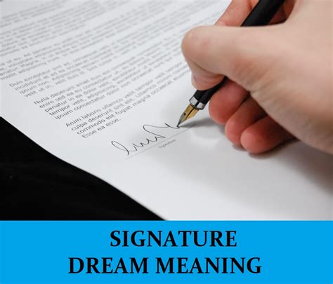 Dream Interpretation: Decoding the Symbolism Behind Someone's Document Signing in Dreams