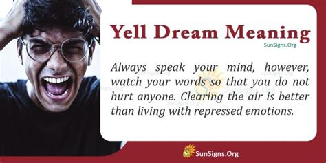 Dream Interpretation: Observing Someone Yell