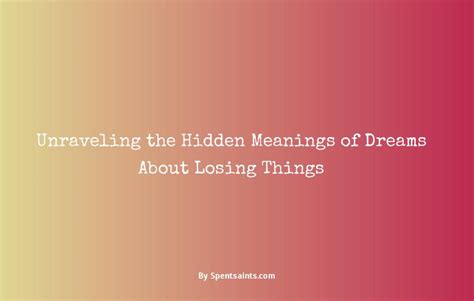 Dreaming About Lost Skin: The Hidden Meaning