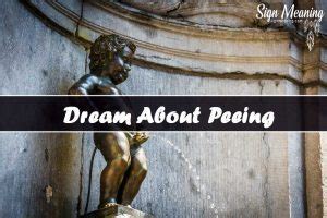 Dreaming of Urinating on the Wall: A Peculiar Symbolism Revealed