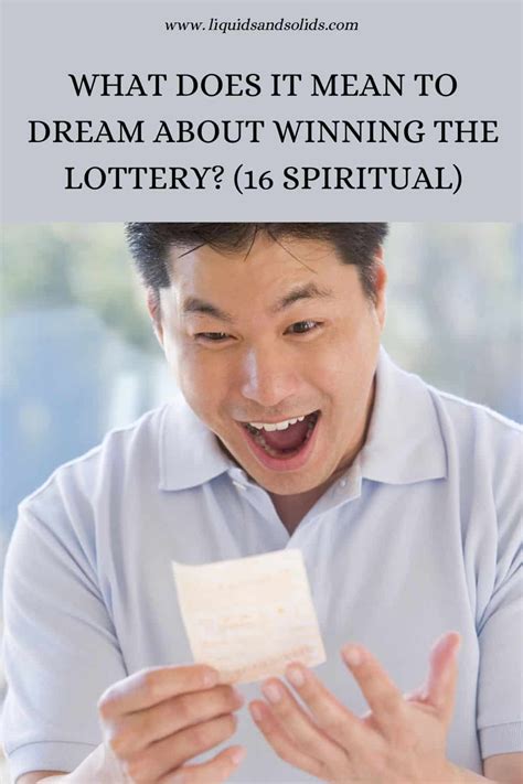 Dreaming of Winning the Lotto: Psychological Perspectives