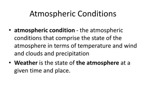 Dreams Indicating Shifts in Atmospheric Conditions