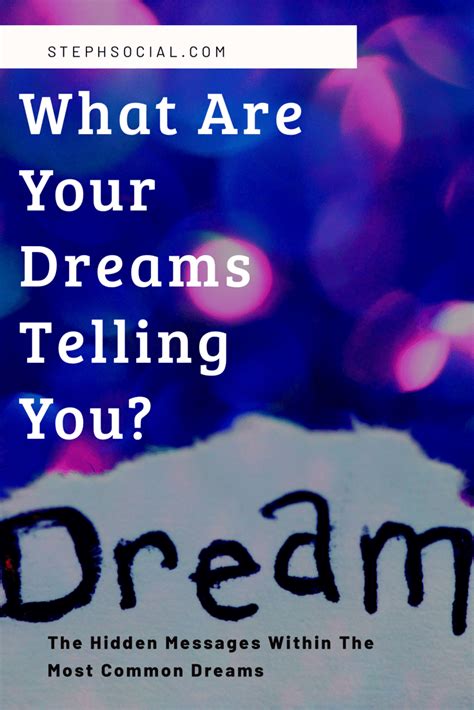 Dreams and Their Hidden Messages