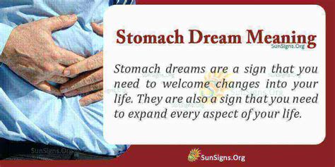 Dreams of Stomach Touch: Decoding the Symbolism