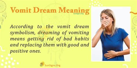 Dreams of Vomiting Yellow: Physical or Psychological Symptoms?