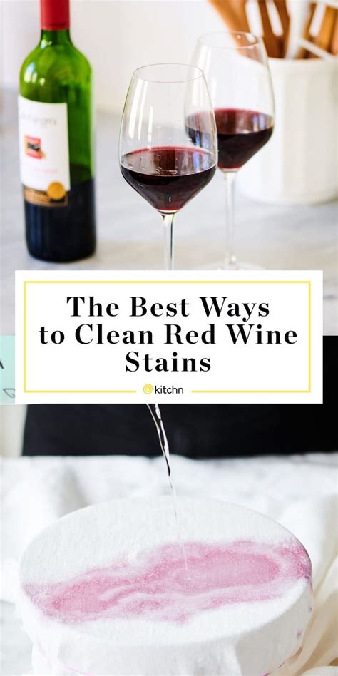 Effective Methods to Remove Wine and Food Stains