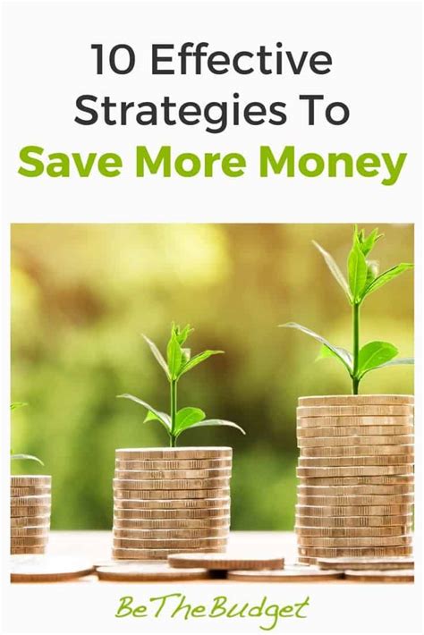 Effective Money Saving Strategies