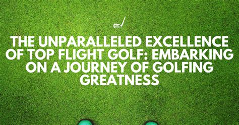 Embarking on the Journey: A Pathway to Golfing Excellence