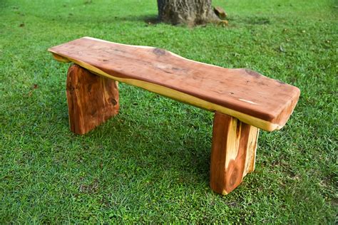 Embrace Nature with a Rustic Wooden Bench