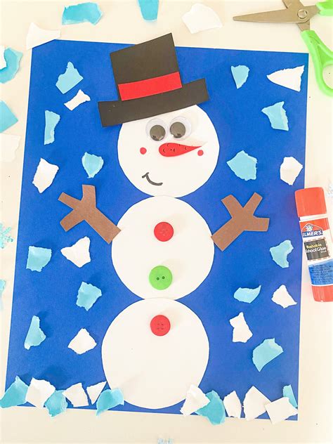 Embrace the Delight of Childhood through the Art of Crafting a Snowman