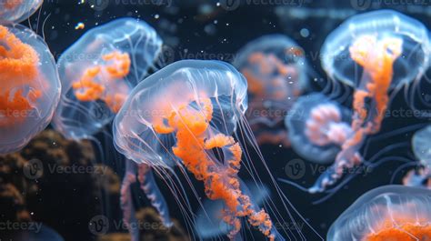 Embrace the Enchantment of Swimming along with Mesmerizing Jellyfish