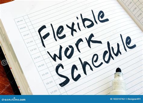 Embracing a Flexible Schedule: Balancing Work and Personal Life