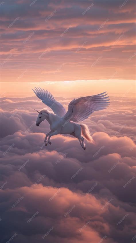 Embracing the Boundless Freedom of Soaring with the Majestic Pegasus