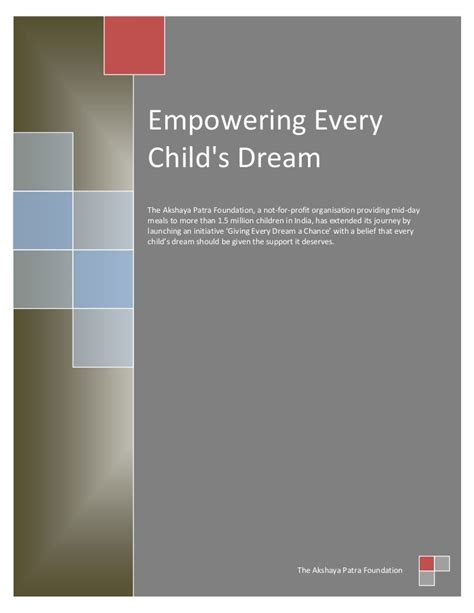 Empowering Children through Dream Education: Creating a Safe and Aware Generation