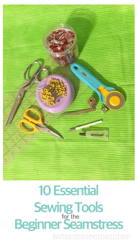 Essential Tools for Every Beginner Seamstress