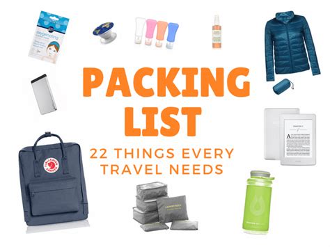 Essentials to Pack for Every Trip