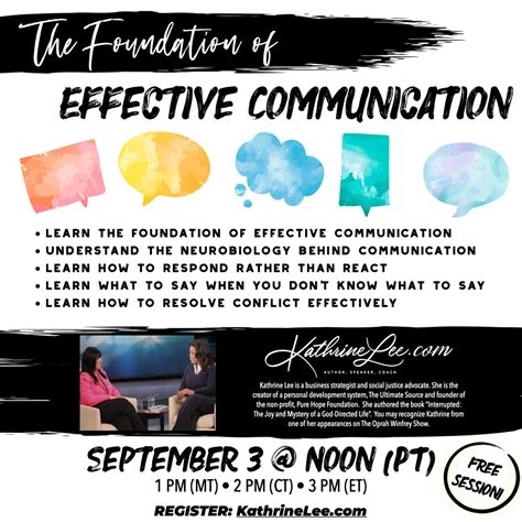 Establishing a Solid Foundation: Effective Communication is Vital